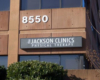 sign on side of clinic that reads The Jackson Clinics Physical Therapy