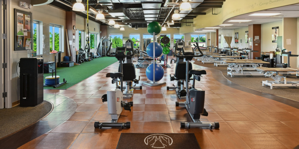 Clinic floor -- The Jackson Clinics Physical Therapy Broadlands Ashburn Virginia 