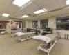 Old Town physical therapy area with beds